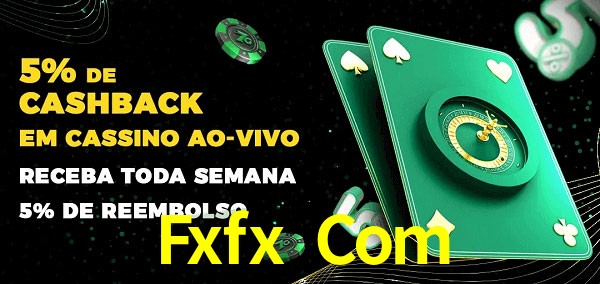 Promoções do cassino ao Vivo Fxfx Com